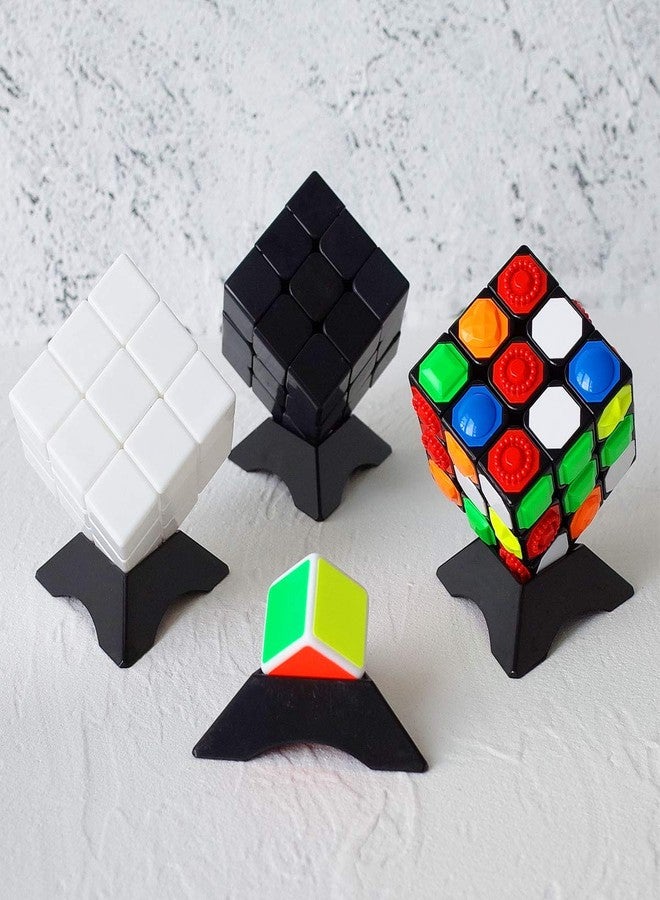 FOIBURELY 10 Black Cube Base Cube Stand Cube Tripod - Image 3